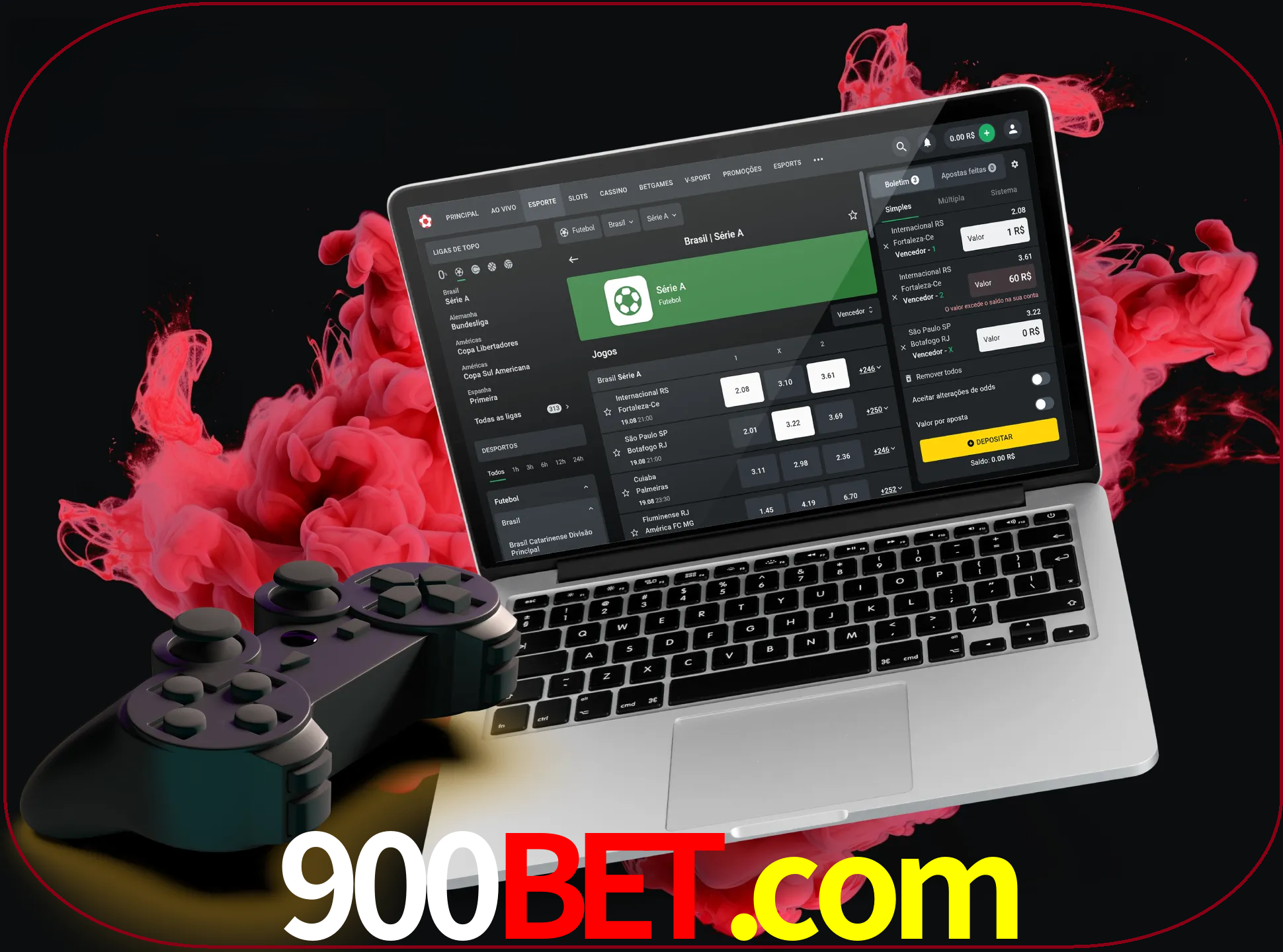 Visite a secção especial de jogos de vídeo em 900bet para descobrir em que jogos pode apostar e ganhar muito dinheiro.